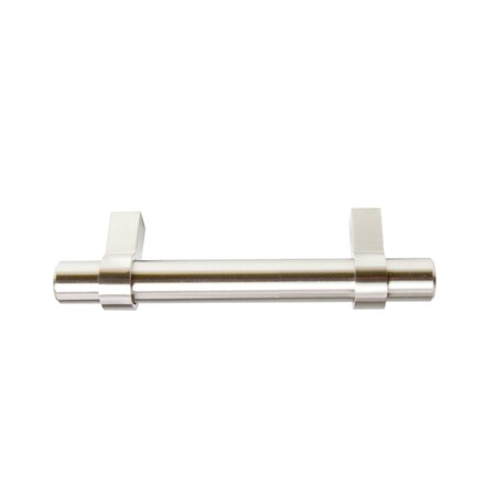 South Main Hardware 3 in. (76mm) Satin Nickel Modern Straight Bar Cabinet Pull (10PK) SH703-SN-10